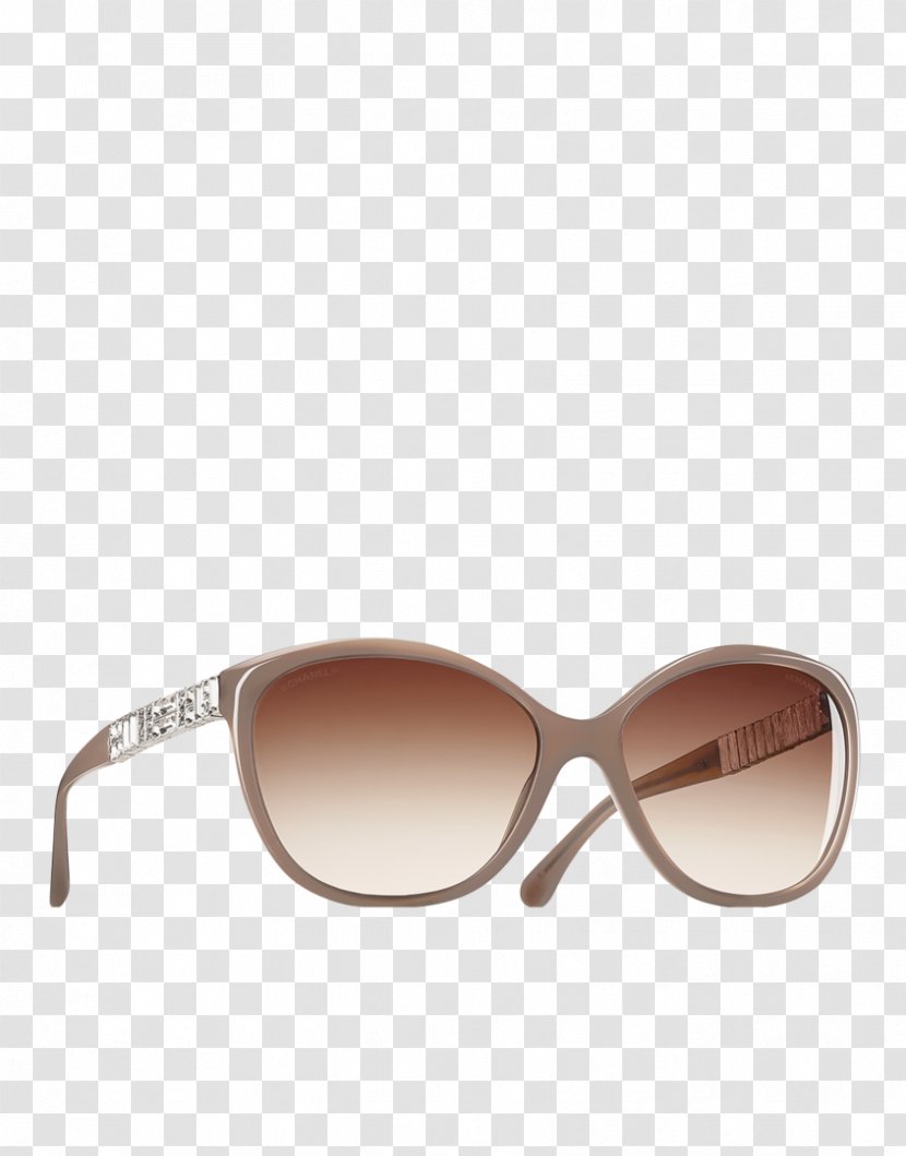Chanel Sunglasses Ray-Ban Fashion - Beige Transparent PNG