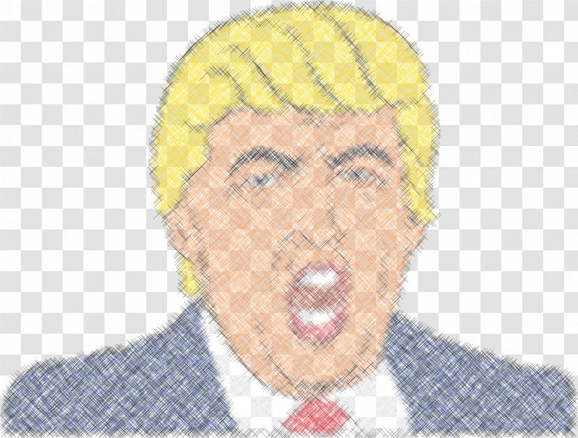 Cartoon United States Celebrity Drawing - Comics - Donald Trump Transparent PNG