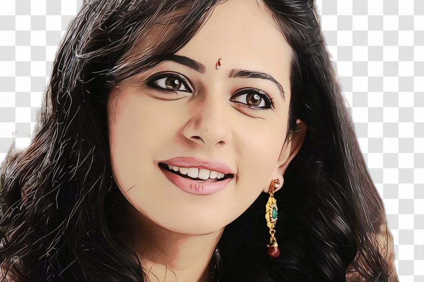 India Beauty - Actor - Gesture Brown Hair Transparent PNG
