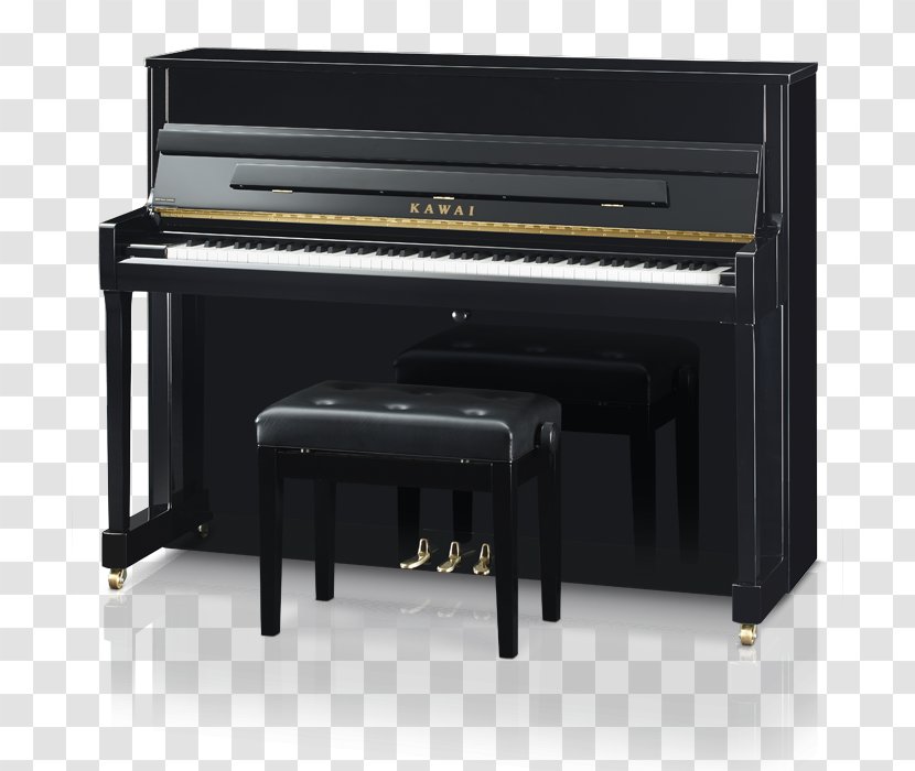 Kawai Musical Instruments Upright Piano Digital - Silhouette Transparent PNG
