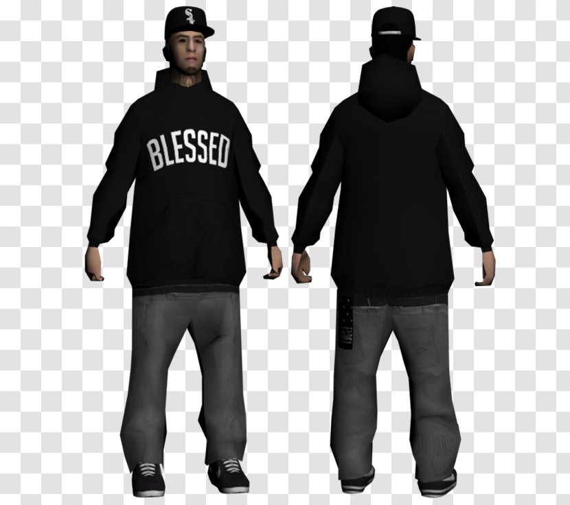 Hoodie Costume Cosplay T-shirt Grand Theft Auto: San Andreas - Ninja Transparent PNG