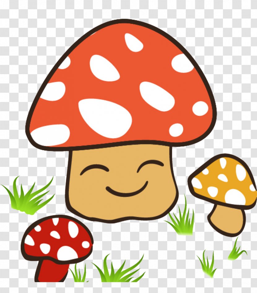 Mushroom Cartoon Clip Art - Cute Little Mushrooms Transparent PNG