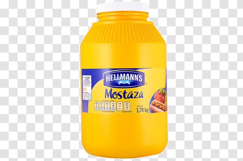 Orange Drink Hellmann's And Best Foods Mustard Condiment Mayonnaise - Juice - Galon Transparent PNG