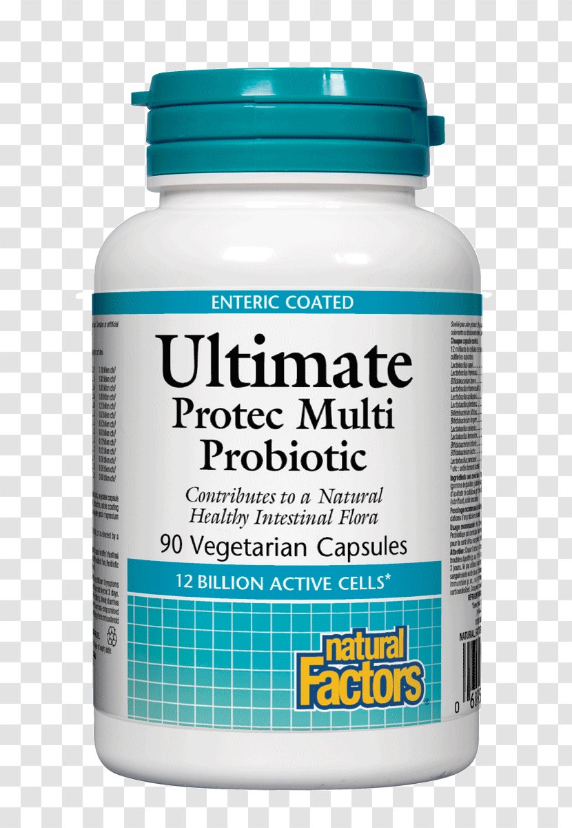 Dietary Supplement Natural Factors Ultimate Probiotic Product Service Capsule - Small Intestine Bacterial Growth Transparent PNG