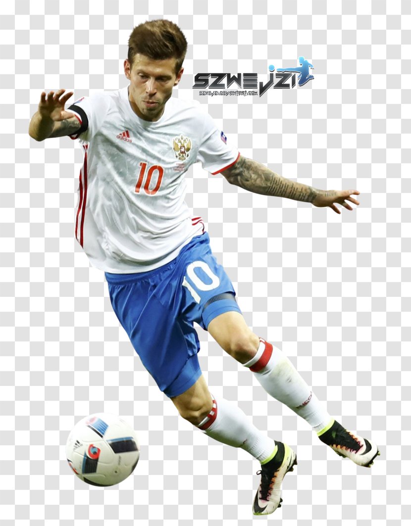 Fyodor Smolov Football Player Russia Tournament Transparent PNG