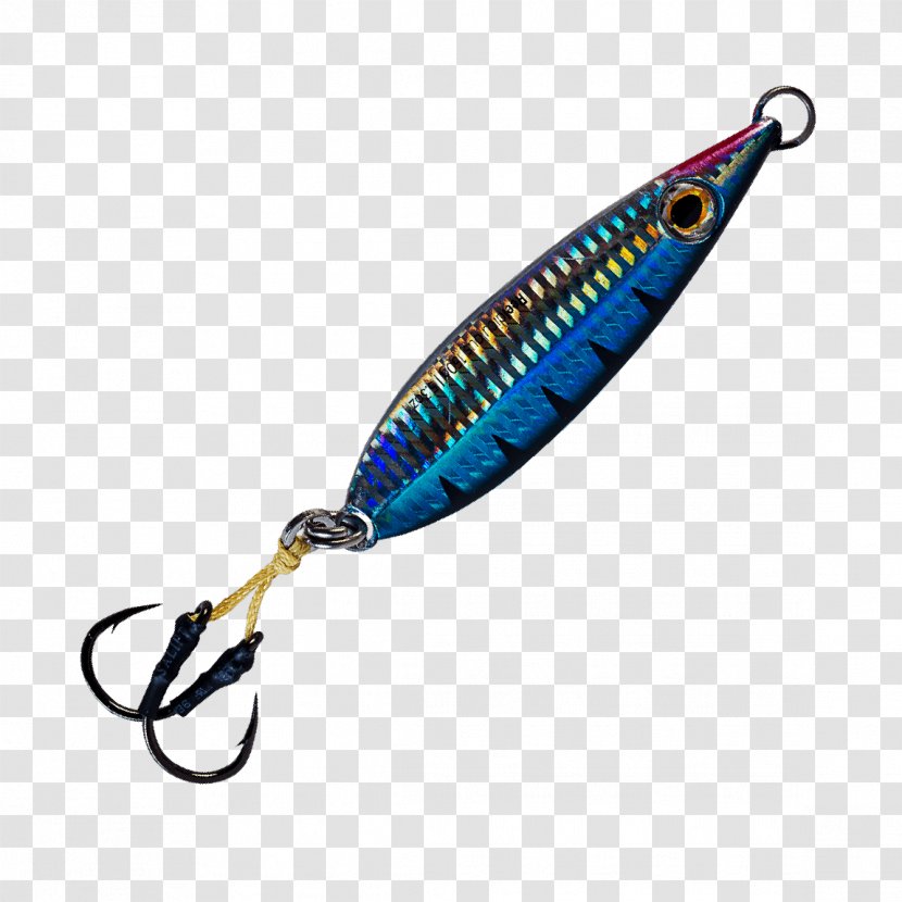Spoon Lure Spinnerbait - Fishing - Blue Mackerel Sides Transparent PNG