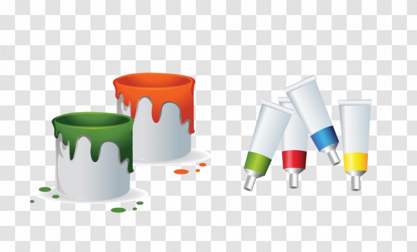 Painting Art Palette Icon - Brand - Vector Paint Bucket Transparent PNG