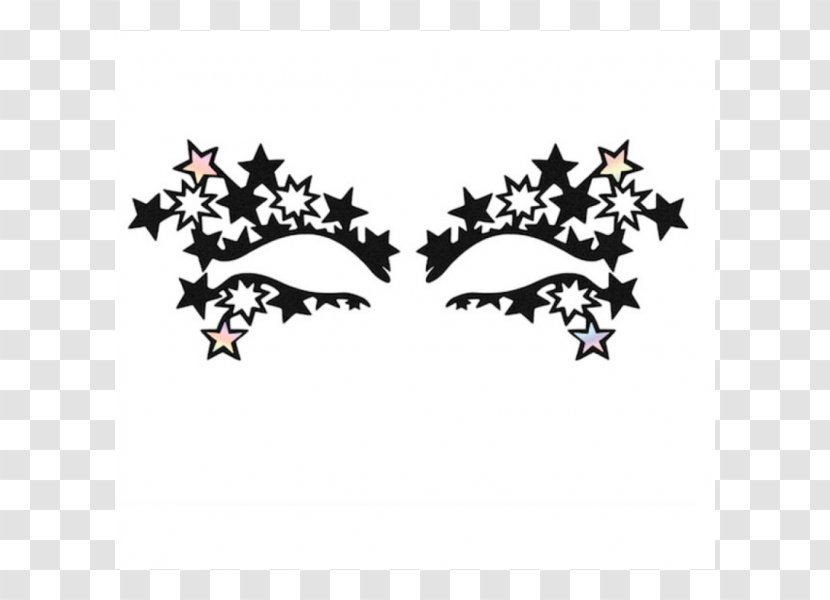 Make-up Face Mask Tattoo Star - Leaf Transparent PNG