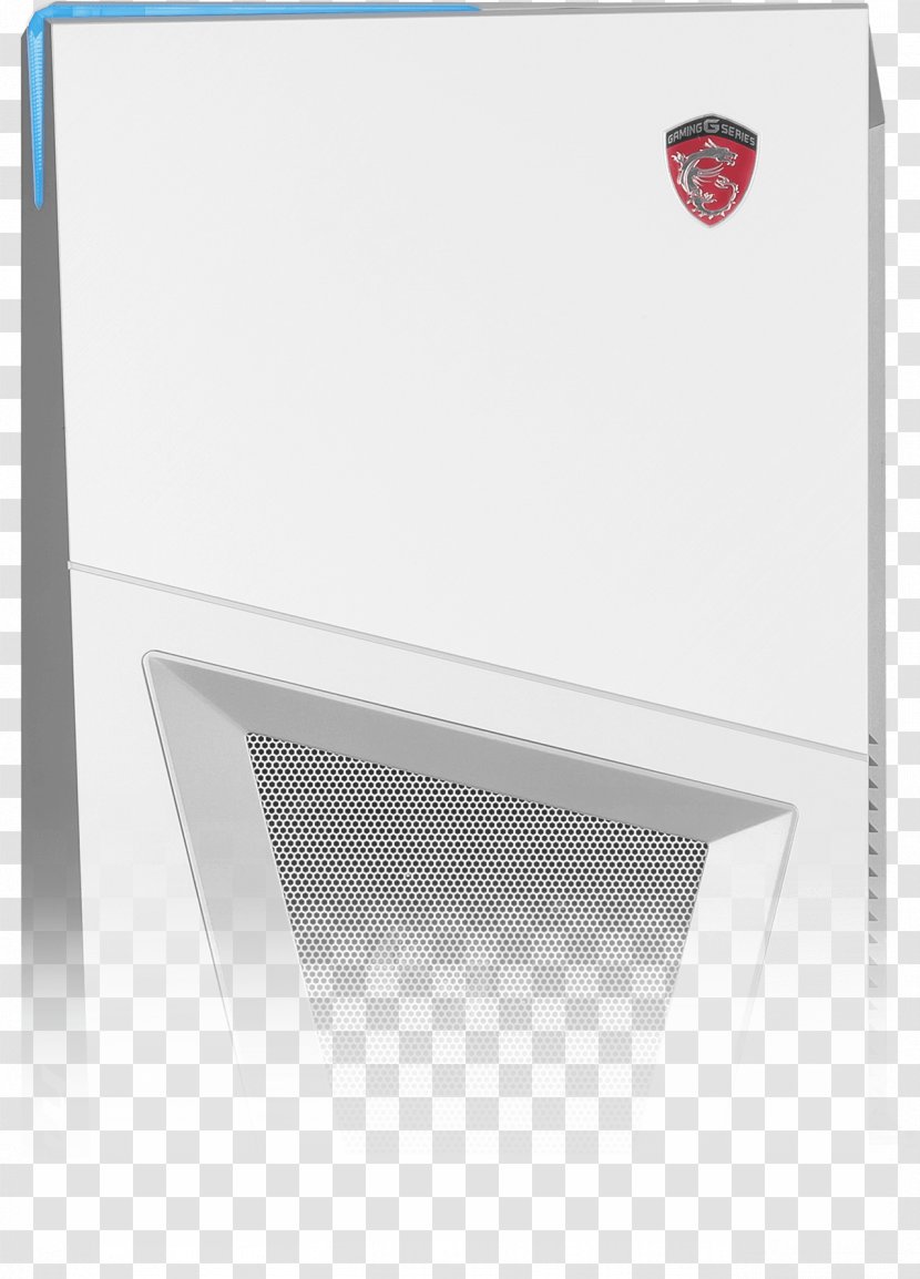 White Fashion Powerful Compact Gaming Desktop Trident 3 Arctic Micro-Star International Computers Video Games - Microstar - Artic Cards Transparent PNG