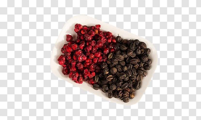 Chinese Herbology - Pink Peppercorn - Two Kinds Of Herbs In The Plate Transparent PNG