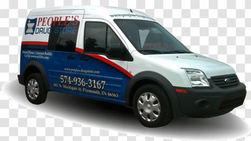 Compact Car Van Minivan Vehicle - Wrap Advertising Transparent PNG