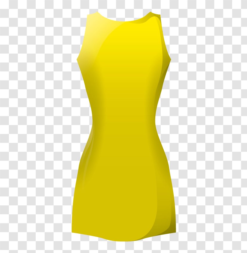 Shoulder Sleeve - Yellow - Dress Transparent PNG