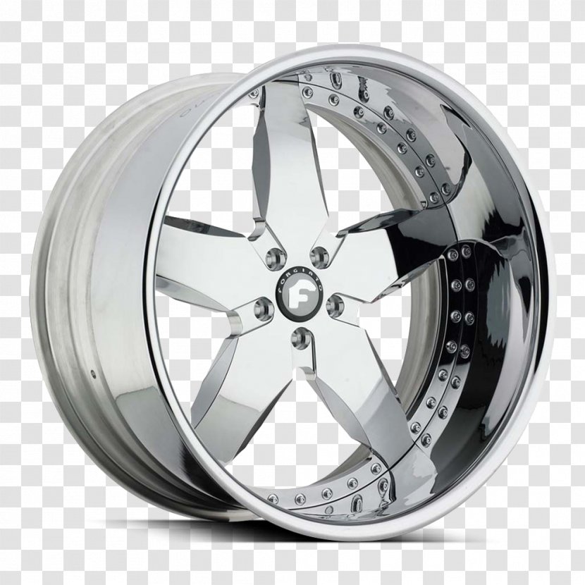 Alloy Wheel Google Chrome Rim Forgiato - Down South Custom Wheels Llc Transparent PNG