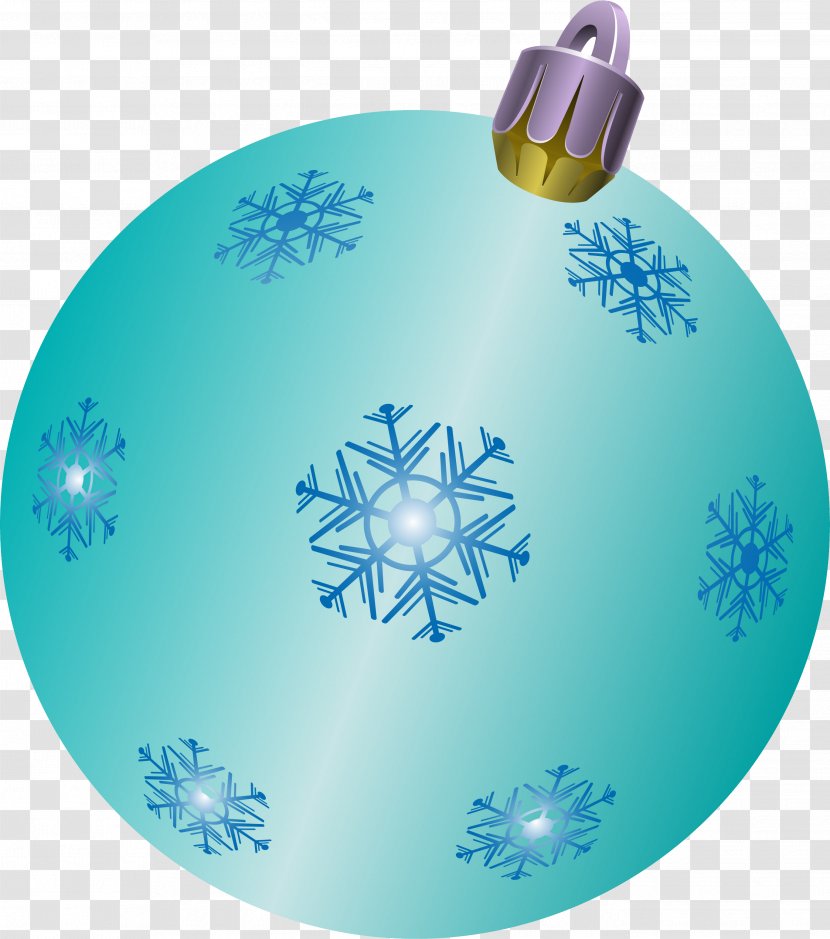 Christmas Ornament Cobalt Blue Decoration Snowflake Transparent PNG
