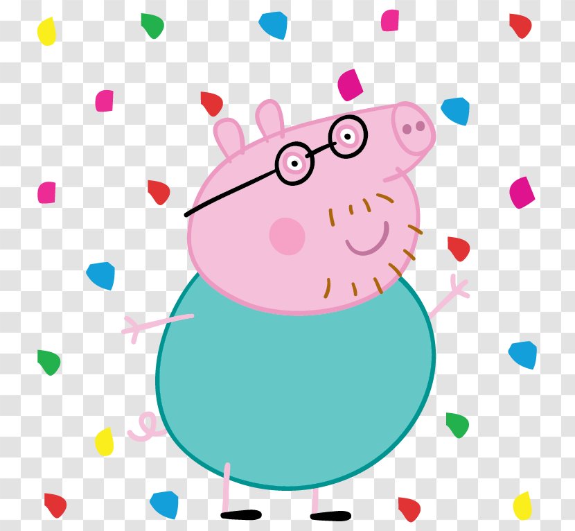 Daddy Pig George - Point - PEPPA PIG Transparent PNG