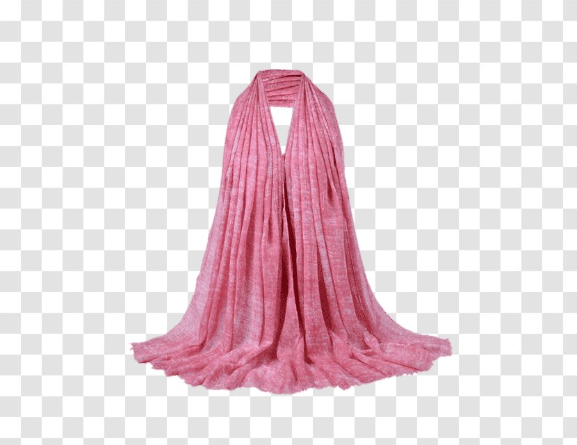 Neck Pink M Stole - Scarf - Shawl Transparent PNG