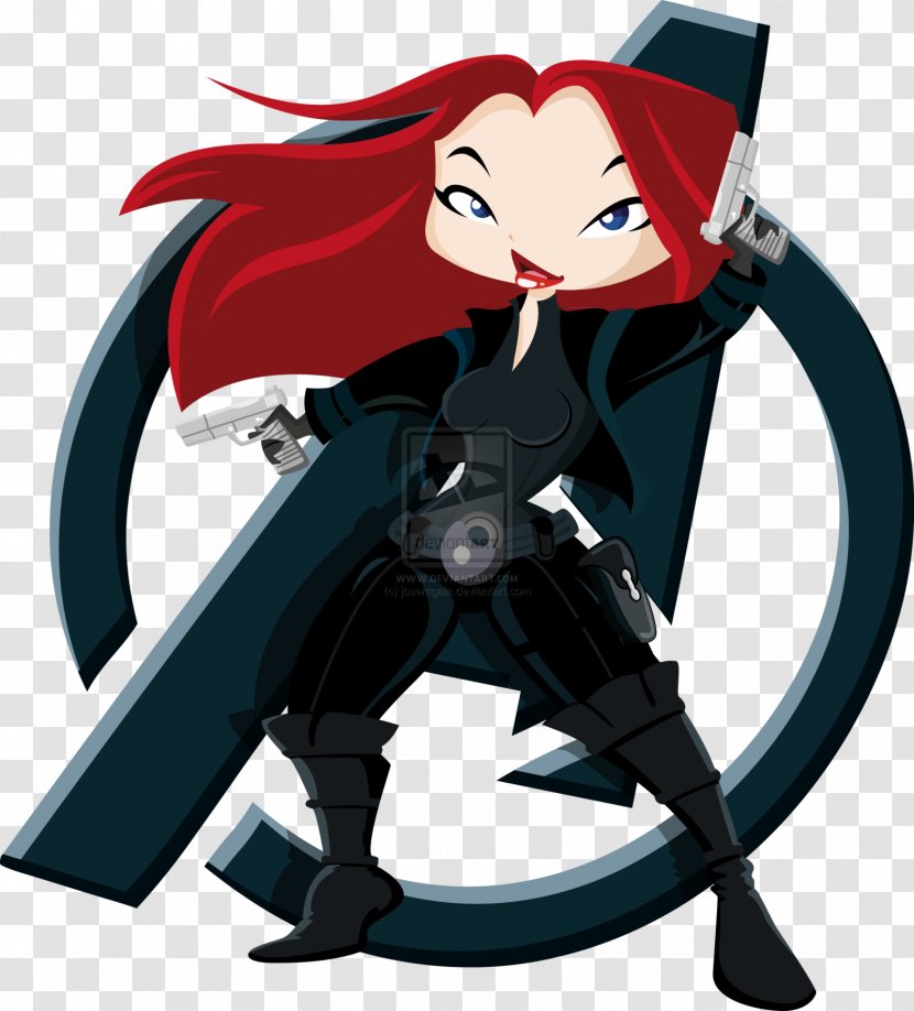 Black Widow Cartoon Drawing Clip Art - Flower Transparent PNG