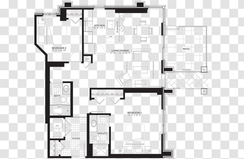 Floor Plan Architecture Claridge Homes - Real Estate - Design Transparent PNG