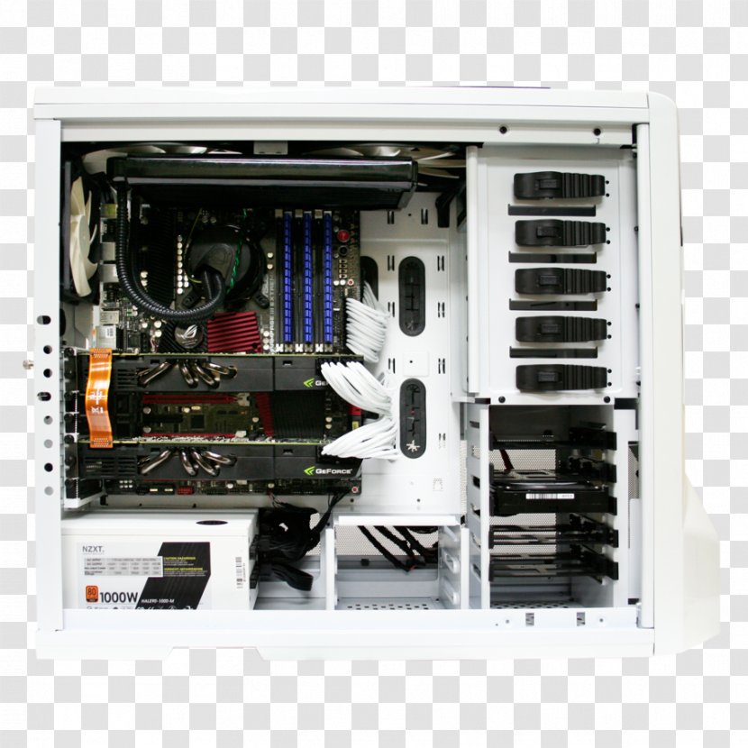 Computer Cases & Housings Power Supply Unit System Cooling Parts NZXT Phantom 410 Tower Case - Electronic Device - Fiber Corporation Transparent PNG