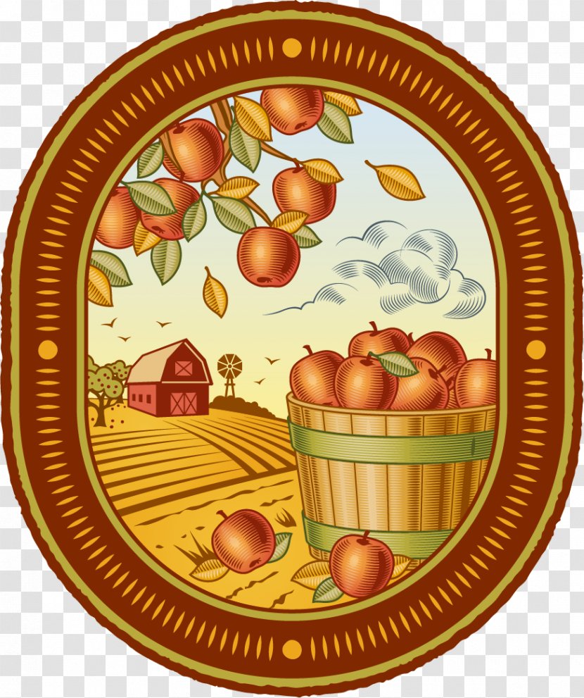 Harvest Farm Agriculture Clip Art - Festival - Apple Tree Transparent PNG