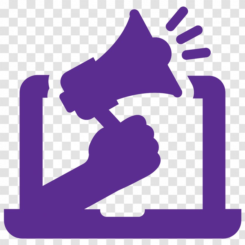 Cartoon Computer - Software - Logo Violet Transparent PNG