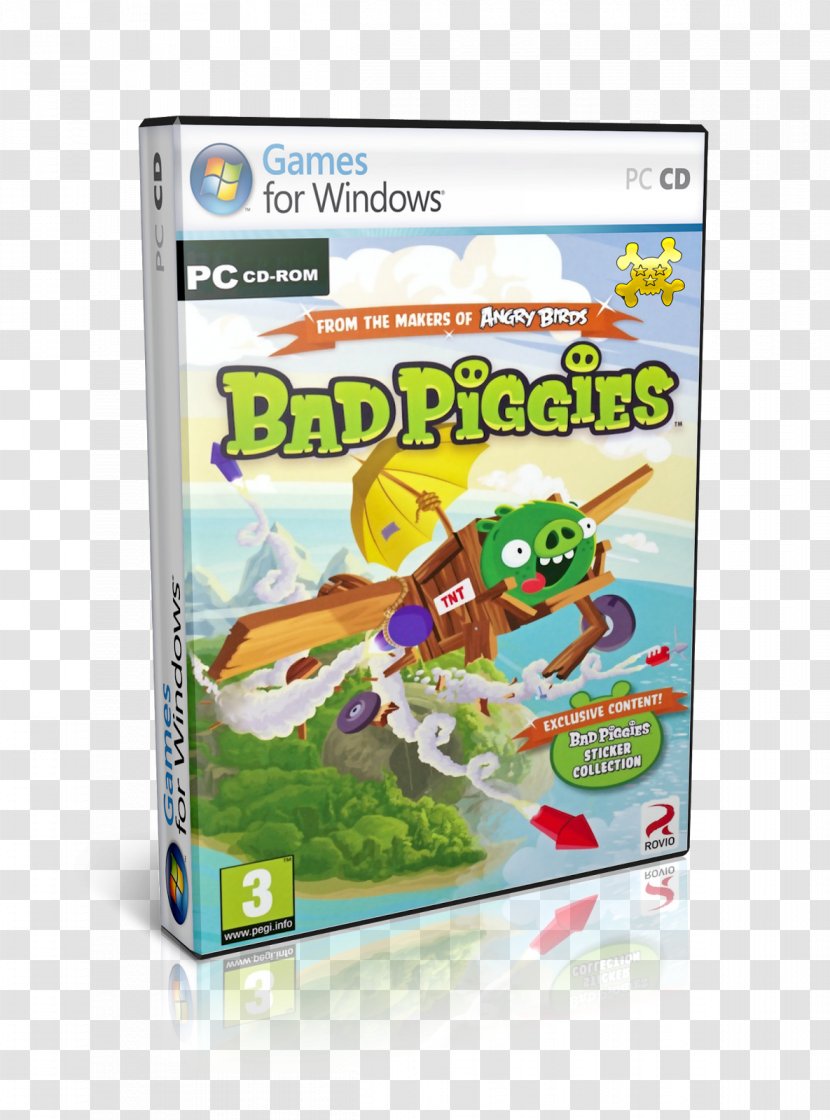 Bad Piggies Xbox 360 Video Game PC - Angry Birds - Alien Transparent PNG