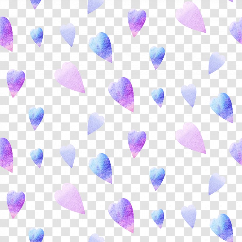 Google Images Download Heart Computer File - Violet - Heart-shaped Water Droplets On A Colored Background Transparent PNG