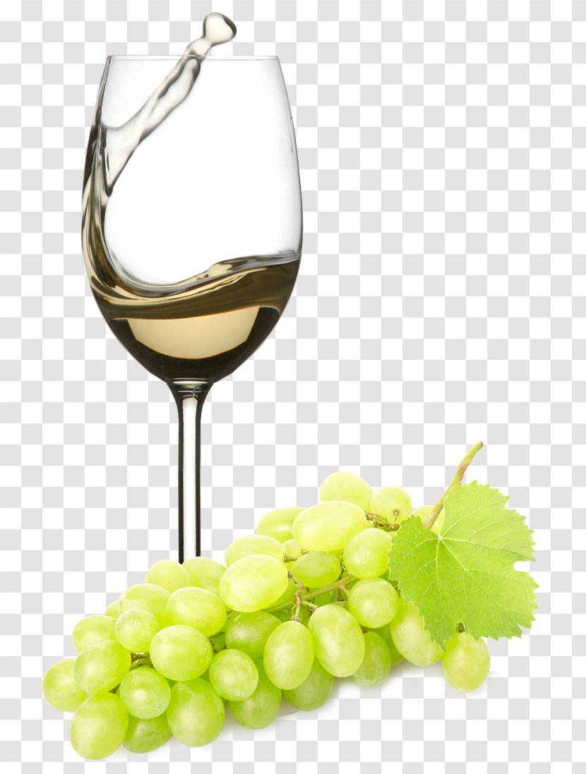 White Wine Glass Grape Apéritif - Tableglass Transparent PNG