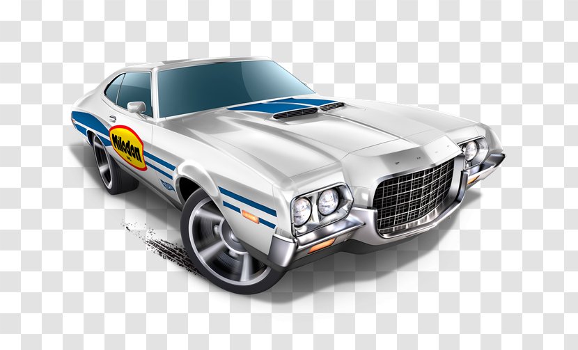 Model Car Ford Torino Hot Wheels Muscle Transparent PNG