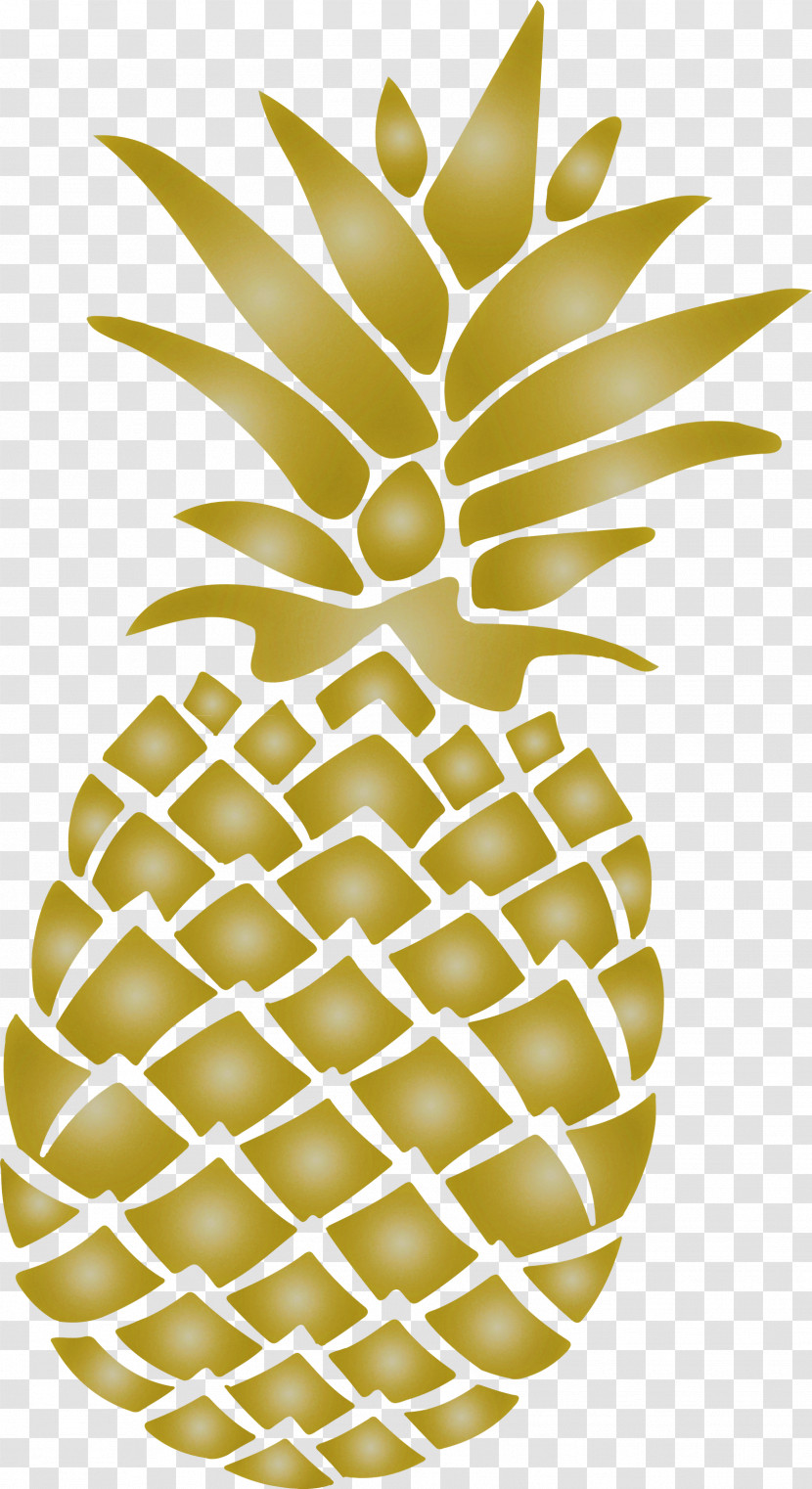 Pineapple Tropical Summer Transparent PNG