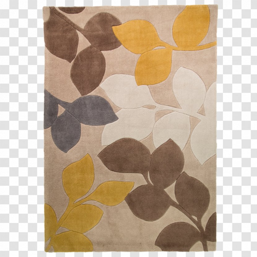 Yellow Ochre Carpet Grey Pattern Transparent PNG