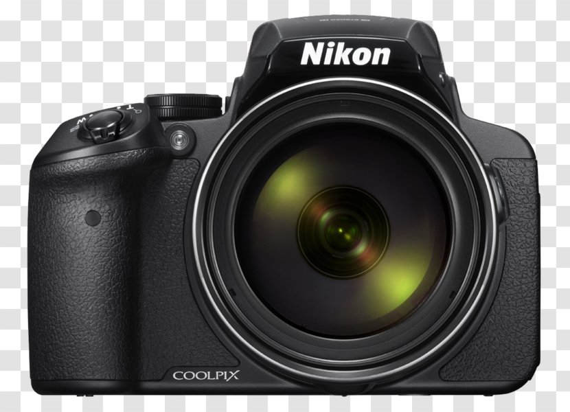 Nikon Coolpix P900 16MP 83X Super Zoom 4K Wi-Fi GPS Digital Camera Lens 16.0 MP Compact - Accessory - BlackCamera Transparent PNG