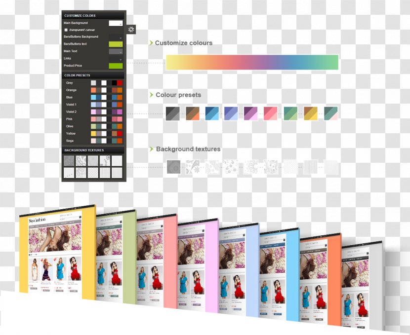 Graphic Design Brand Display Advertising - Media - Trend Colors Transparent PNG