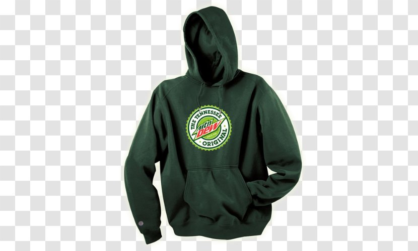 T-shirt Hoodie Mountain Dew Bluza - Pepsico Transparent PNG