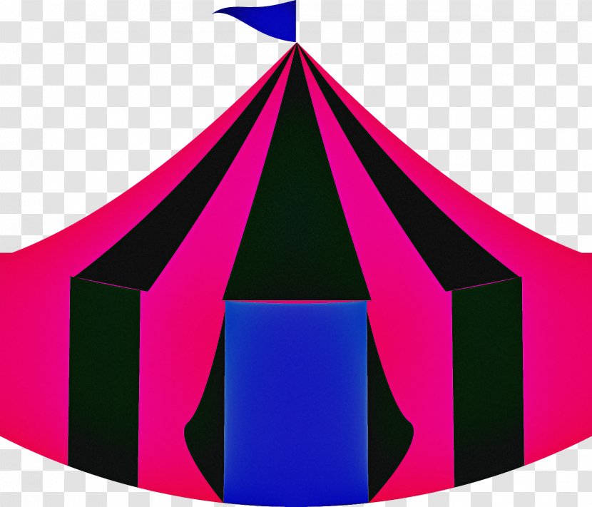 Tent Cartoon - Carpa - Performance Magenta Transparent PNG