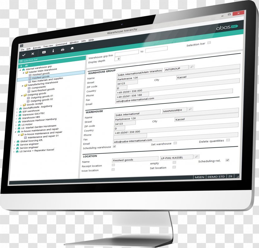 Abas ERP Warehouse Management System Enterprise Resource Planning - Decision Transparent PNG