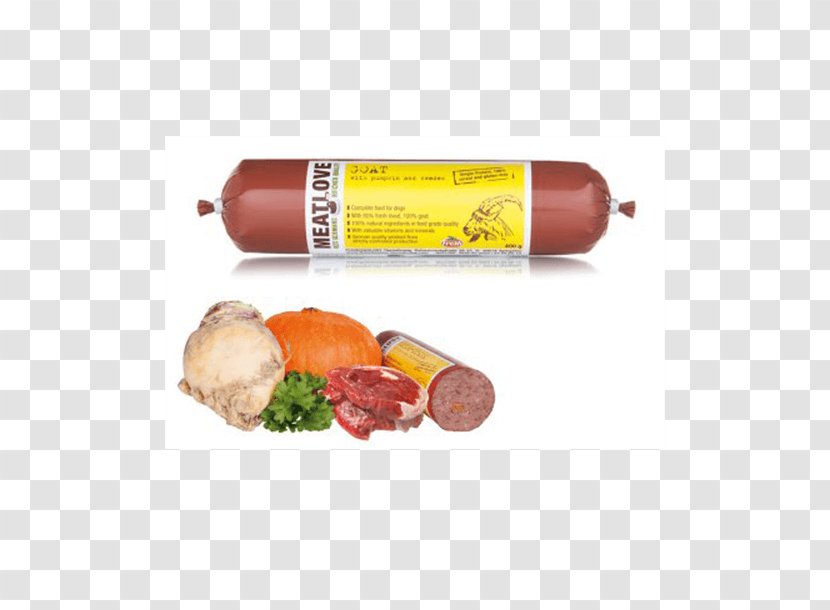 Dog Raw Foodism Goat Meat - Bologna Sausage Transparent PNG