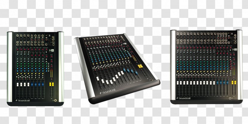 Audio Mixers Soundcraft Ui24R SPIRIT-M8 4 Stereo Return Mixer Input 8 Mono - Monaural Transparent PNG