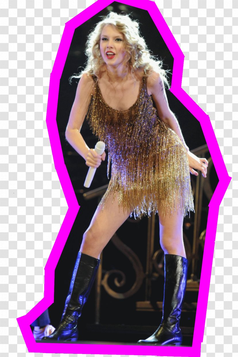 Costume Fashion Purple - Cartoon - Polaroid Taylor Swift 2017 Transparent PNG
