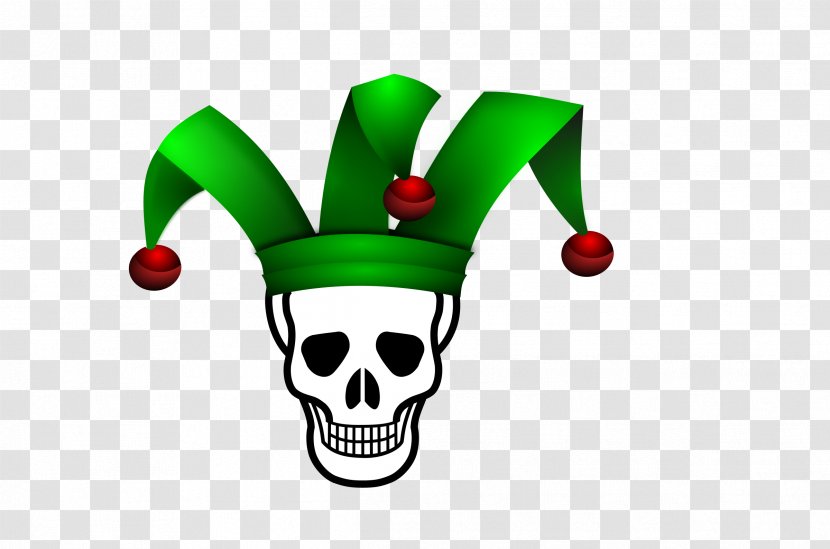 Jester Harlequin Cap And Bells Clip Art - Christmas Ornament - Joker Transparent PNG