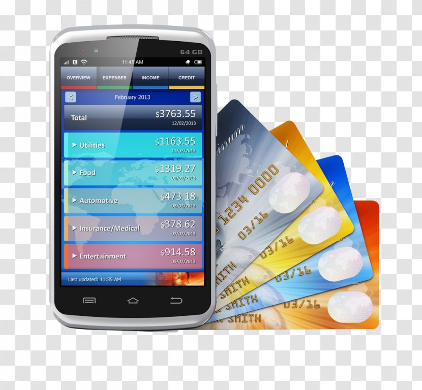 Mobile Payment Online Wallet Banking Phone - Feature - Bank Transparent PNG