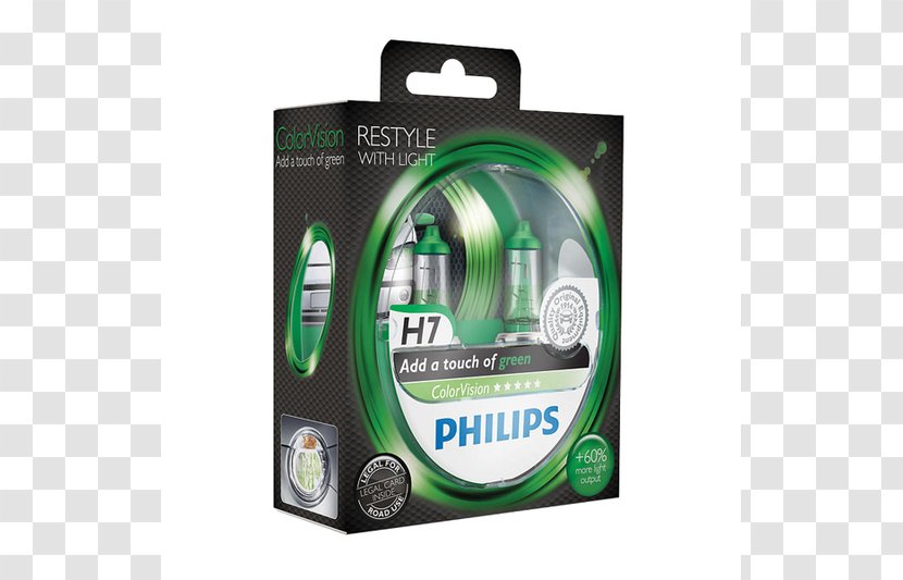 Light Car Headlamp Green Color - Electronic Device Transparent PNG