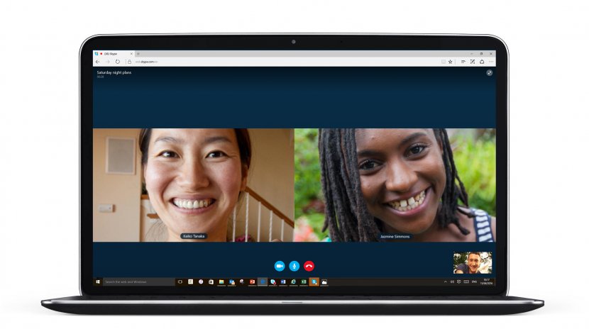 Skype Microsoft Edge Videotelephony Web Browser Windows 10 Transparent PNG