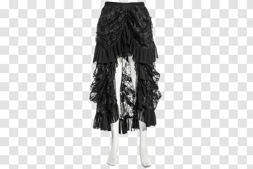 Steampunk Fashion Skirt Gothic Ruffle - Noble Lace Transparent PNG