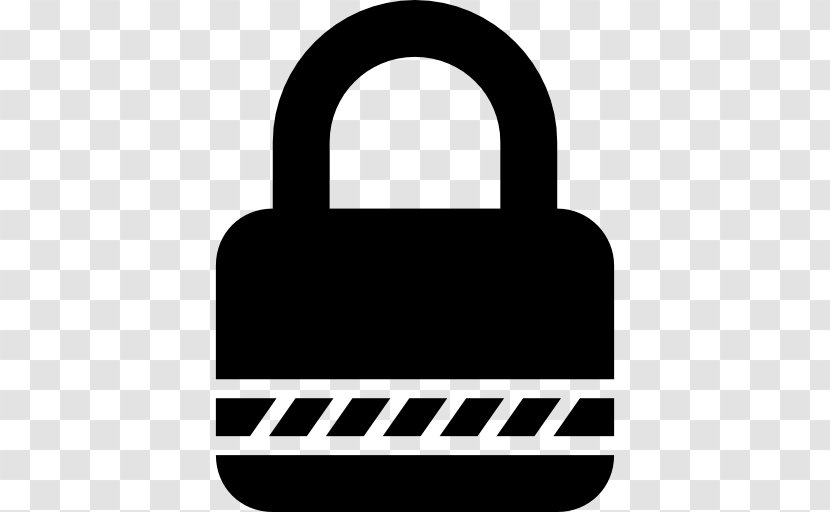 Padlock Security Tool - Paper Clip - Striped Lines Transparent PNG