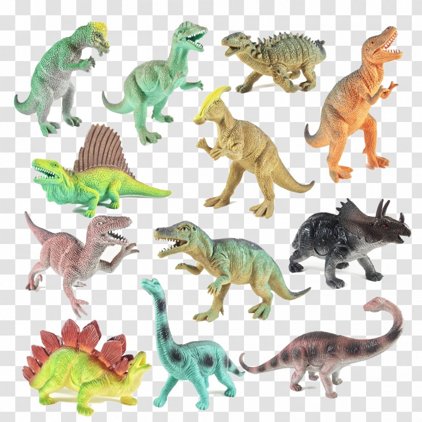 Tyrannosaurus Dinosaur Triceratops Velociraptor Toy - Wildlife Transparent PNG