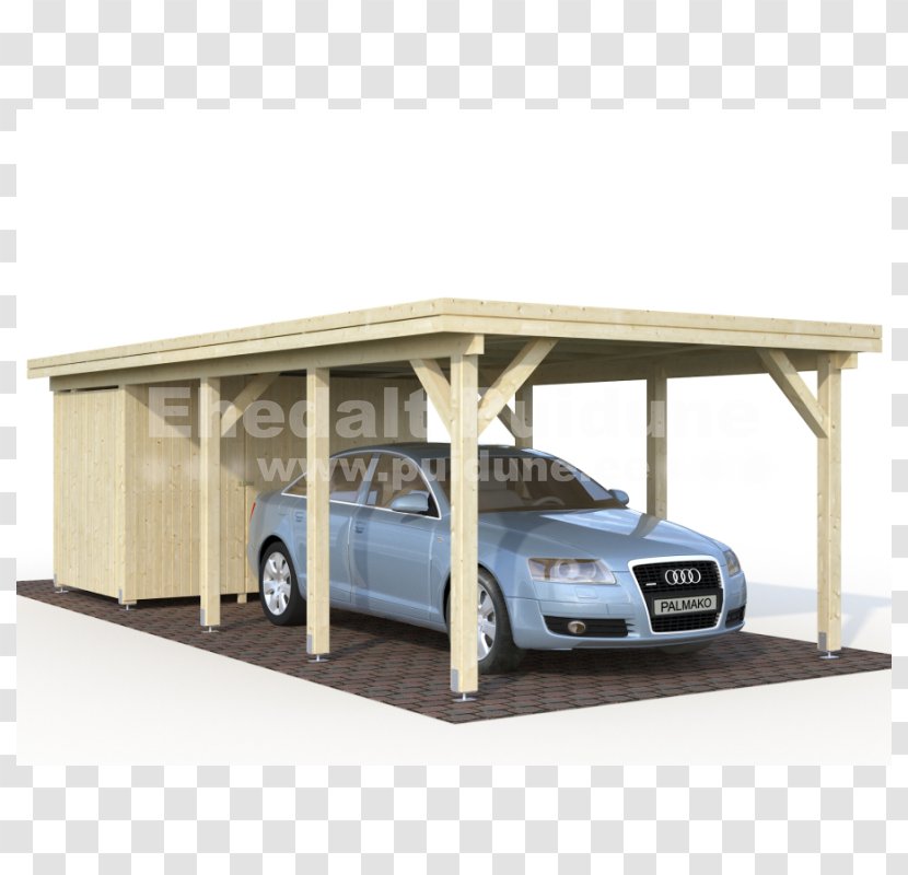 Carport Palmako Karl Garage Flat Roof - Car Transparent PNG