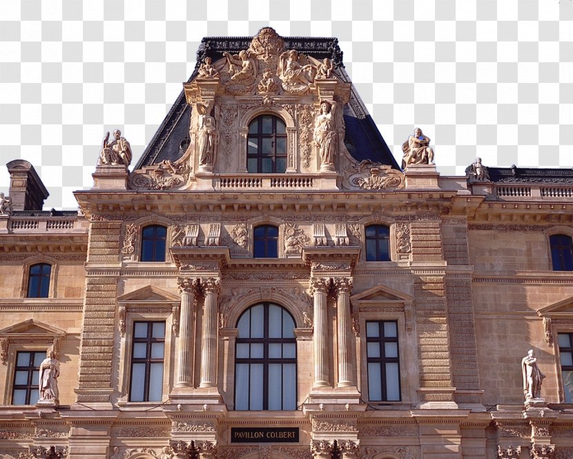 Musxe9e Du Louvre Baroque Architecture Architectural Style Classical - Home - Paris City Transparent PNG