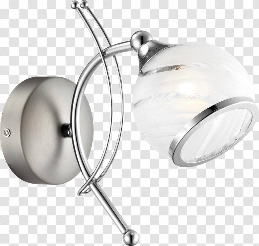 Light Fixture Chandelier Lighting Sconce - Chrome Ball Transparent PNG