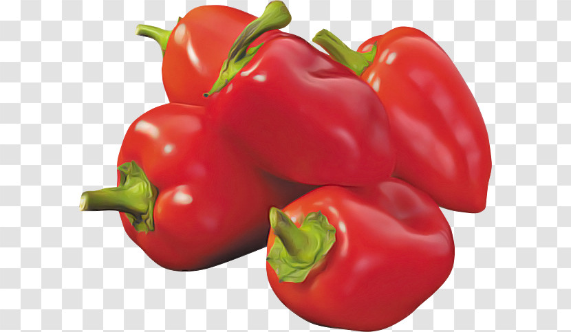 Natural Foods Pimiento Bell Pepper Food Red Bell Pepper Transparent PNG
